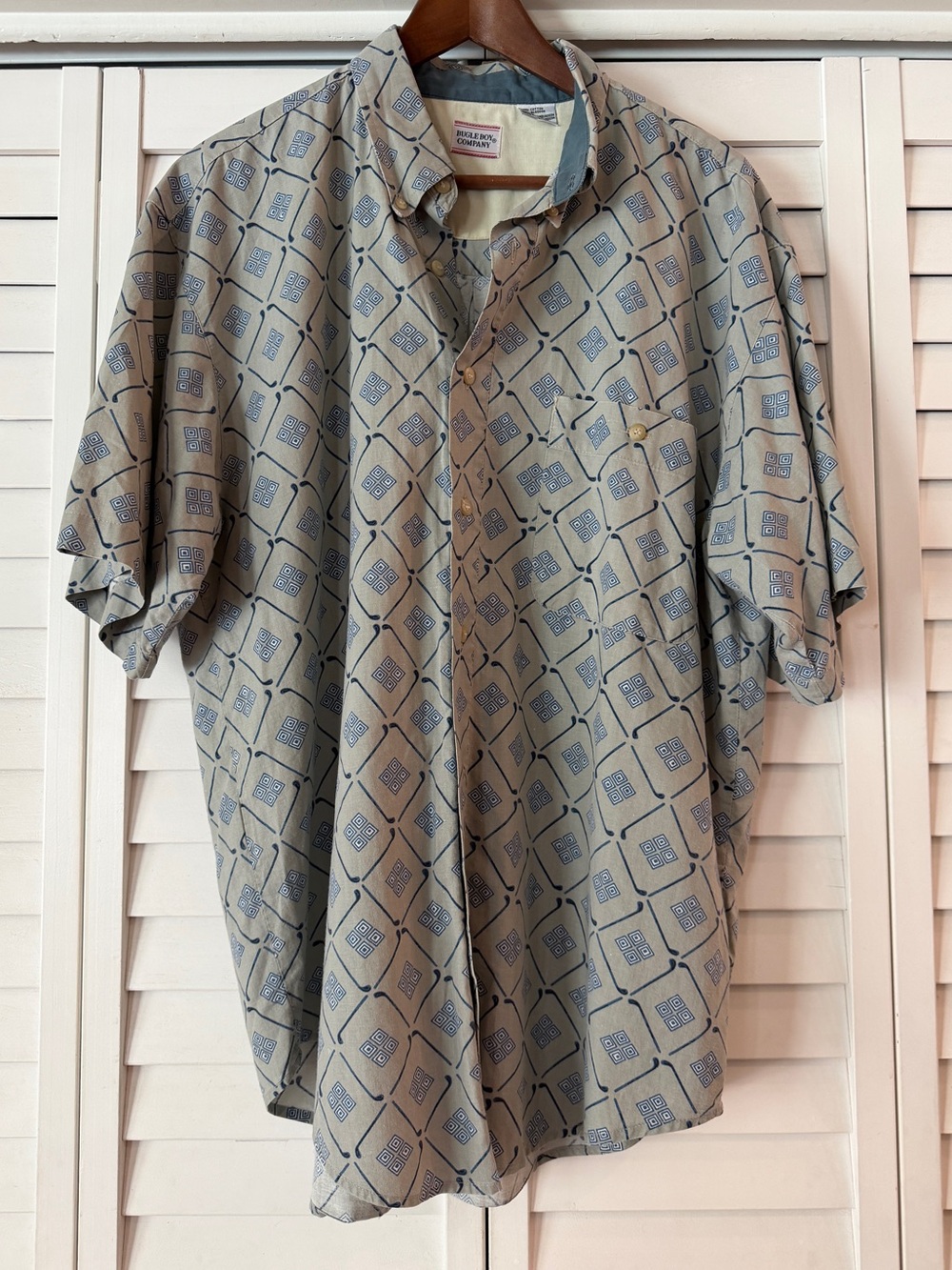 Vintage Bugle Boy Company Cotton Shirt - Size L